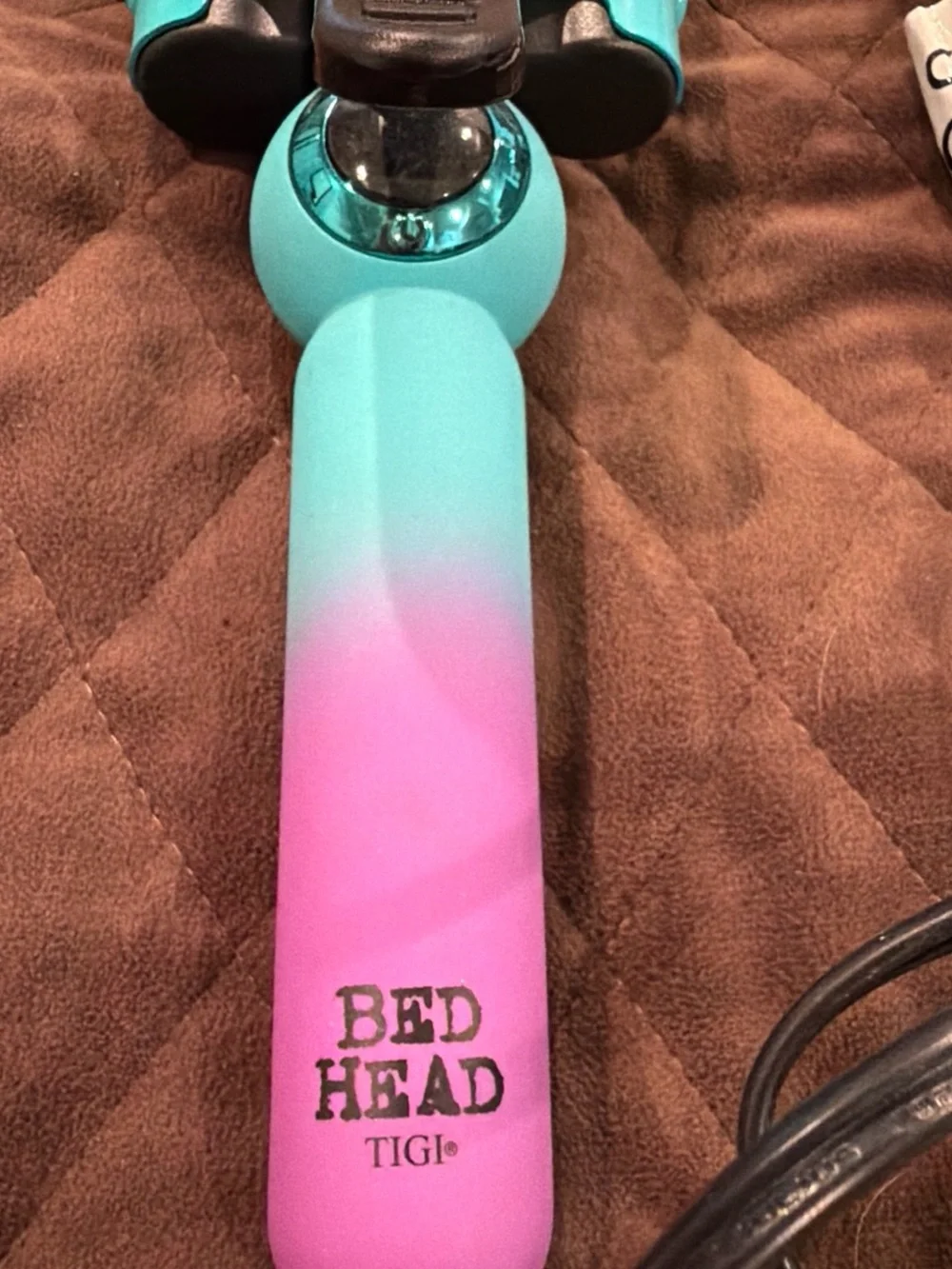 Bed Head Turquoise Triple Barrel Waver with Purple Ombré Handle